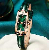 Стильные наручные часы Женские кварцевые наручные часы Изумруд
Зеленый