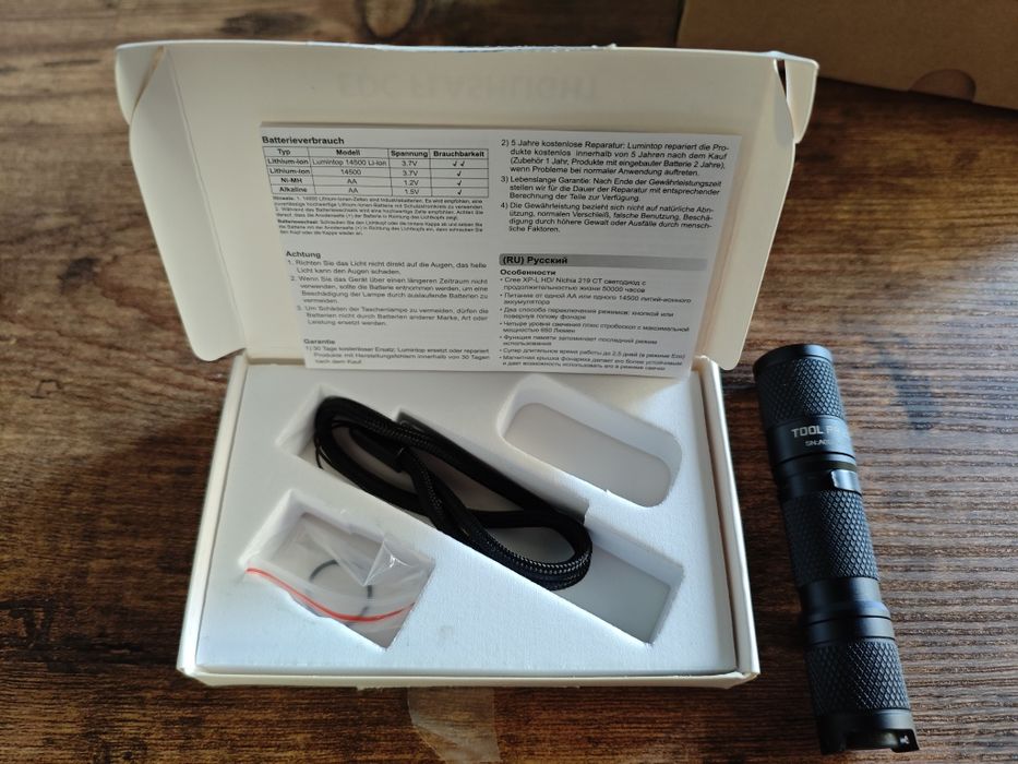 Latarka edc Lumintop Tool AA 2.0