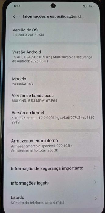 Telemóvel Redmi Note 14 5 G
