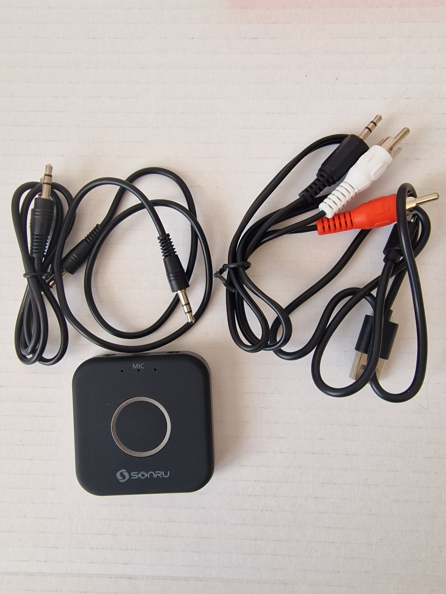 Odbiornik SONRU Bluetooth 5.0, adapter bluetooth aux sprzęt Hi-Fi do s