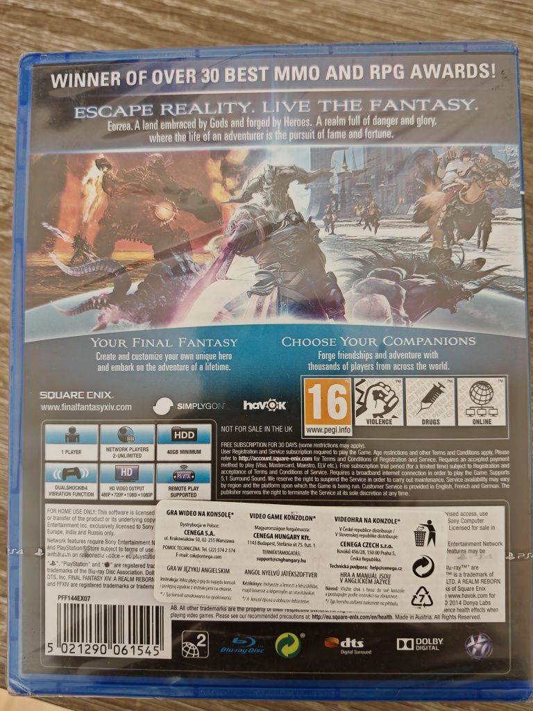 Final Fantasy XIV A Realm Reborn PS4