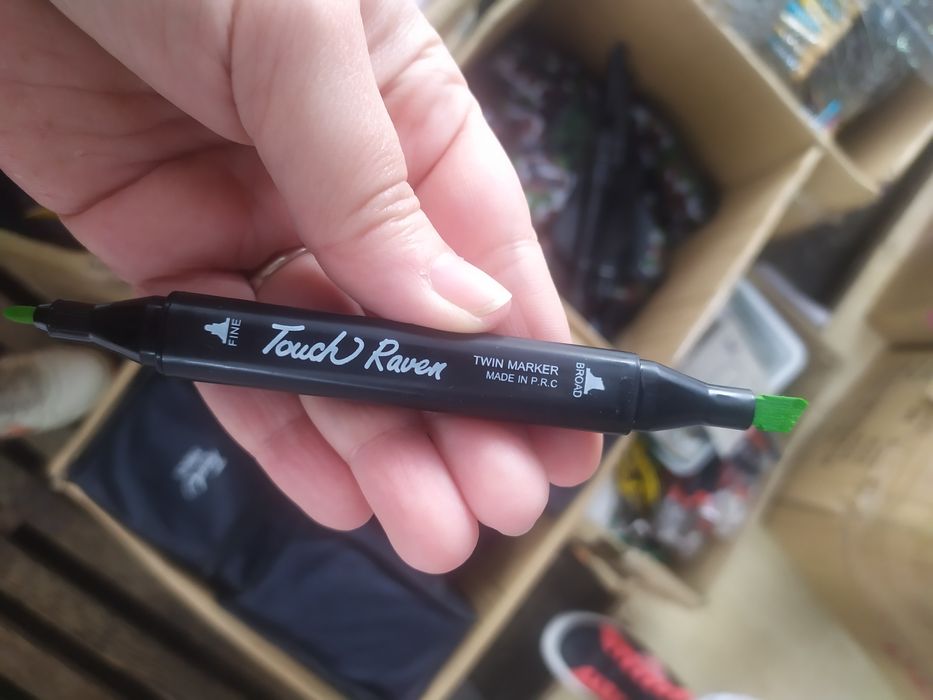 Набор скетч-маркеров, 36 штук и больше,двухсторонка на спиртовой основ