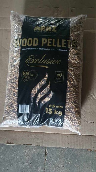 Pellet, pellet sosnowy,  worek 15 kg
