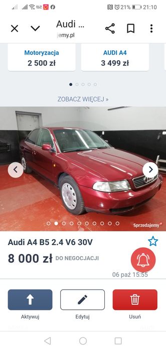 Audi A4 b5 2.4 V6 30V sedan