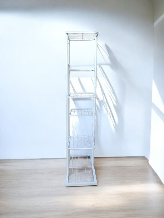 Kwietnik metalowy 6-poziomowy biały