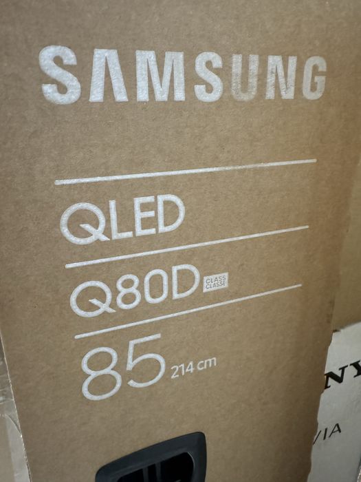 Телевізор Samsung 85q80d Qled 120 Герц Новий Гарантія 1 Рік