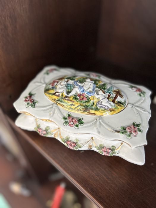 Porta jóias antigo vintage