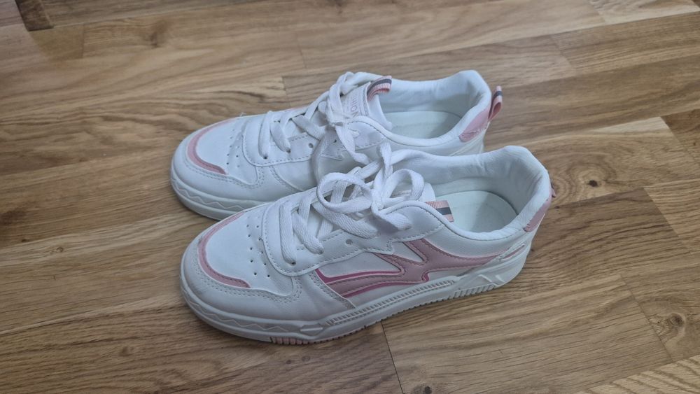 Buty butki dla dziewczynki 39 różowe białe