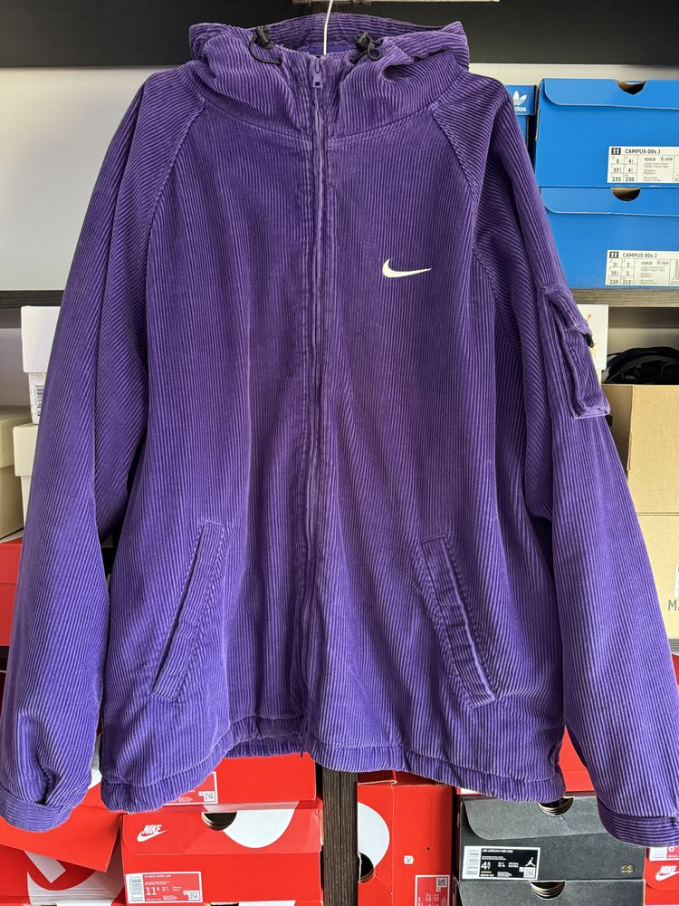 Supreme Nike Arc Corduroy Hooded Jacket Purple