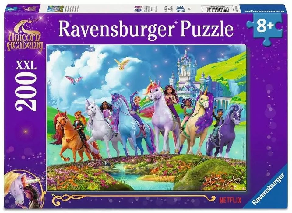 Puzzle XXL 200 Unicorn Academy. Ravensburger