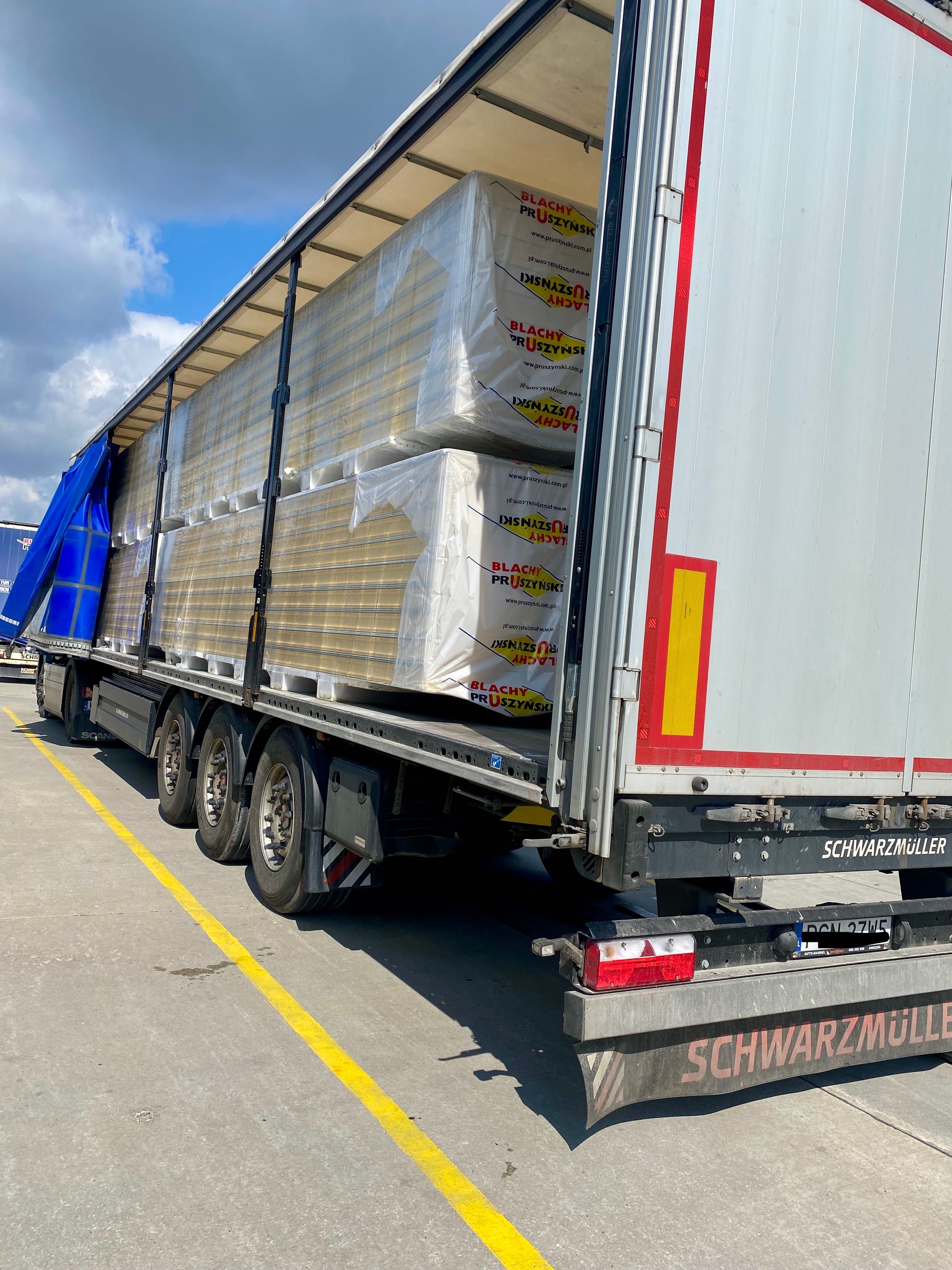 Transport towarów ciężarowy
