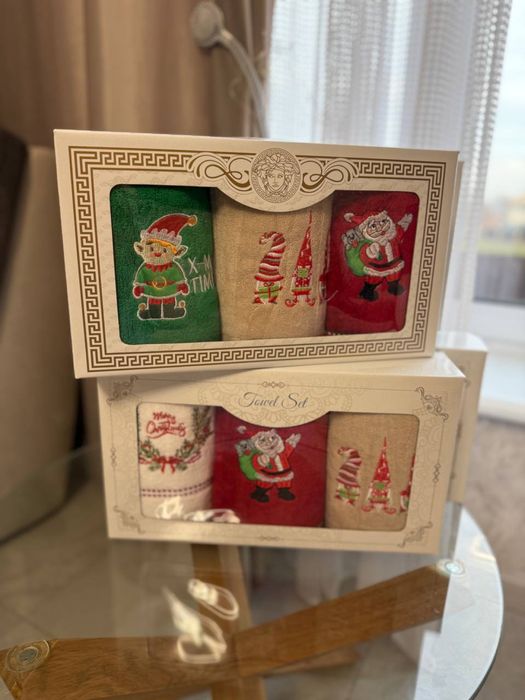 Подарункові новорічні рушники
