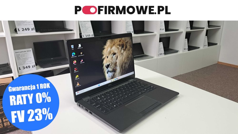 Wydajny Dell Latitude 5300 i5-8gen 16GB 256SSD IPS Full HD Dotyk Kl. A