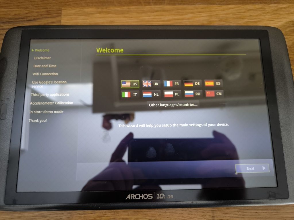 Archos 101 g9 8gb tablet internetowy sim i wifi