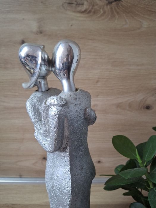 Figurka, para, rzeźba, dekoracja, dla zakochanych