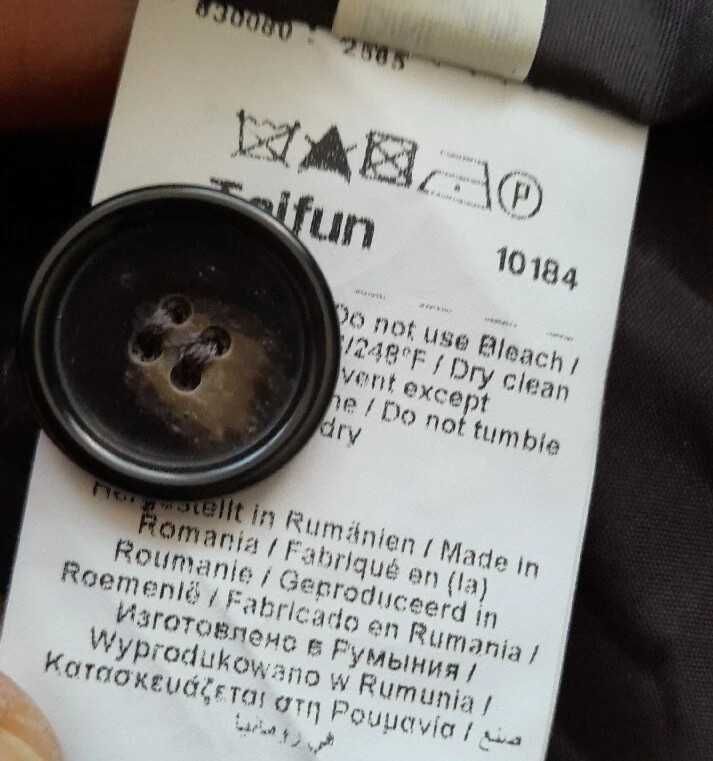 Brązowy żakiet marynarka Taifun r. 42 XL