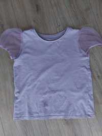 Koszulka bawełniana dziewczęca t-shirt r. 140 Smyk