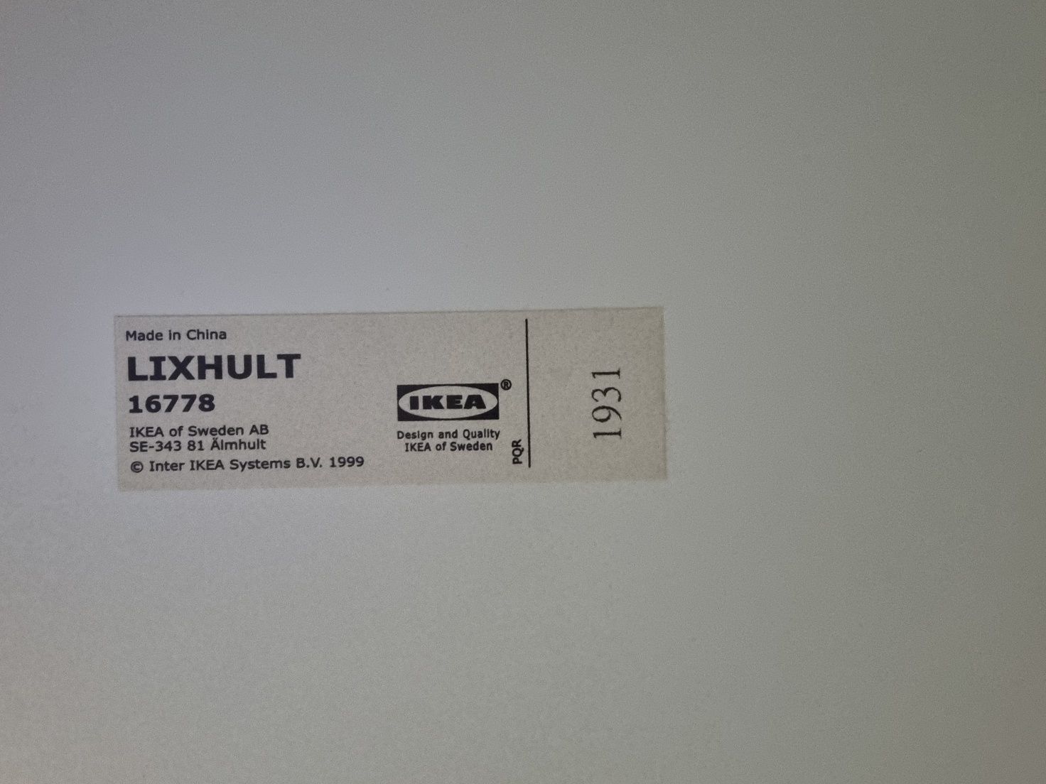 Cubo/armário metálico Ikea Lixhult