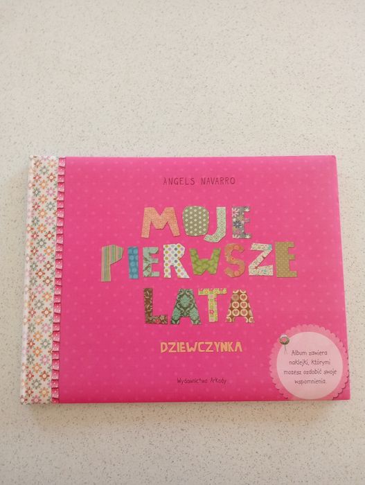 Album pamiątkowy na zdjęcia dla dziewczynki „Moje pierwsze lata. Dziew