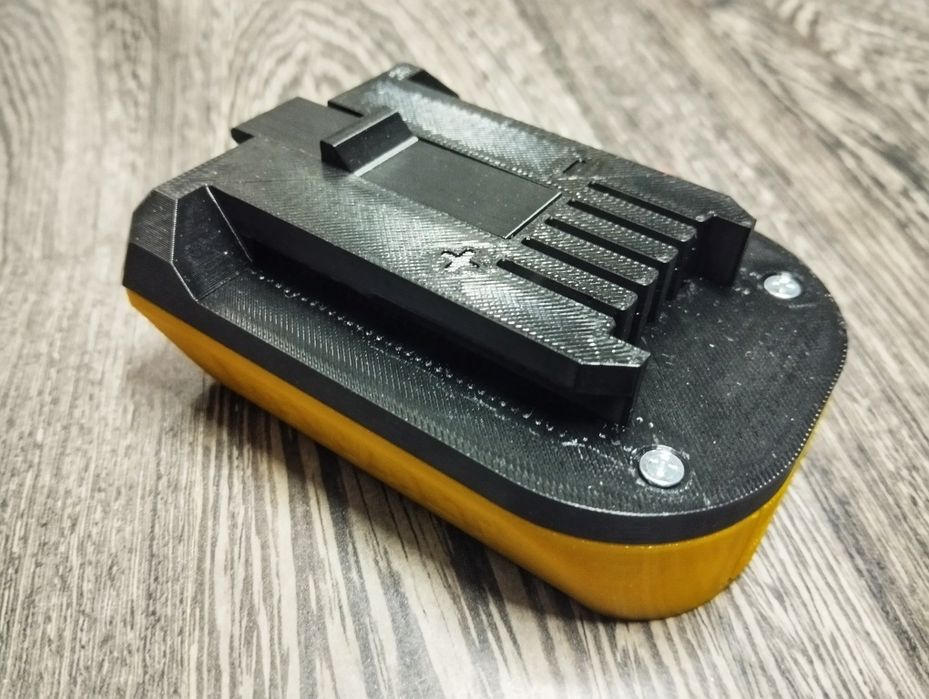 Адаптер перехідник інструмент Dnipro-M 20V на акумулятор Dewalt 20V