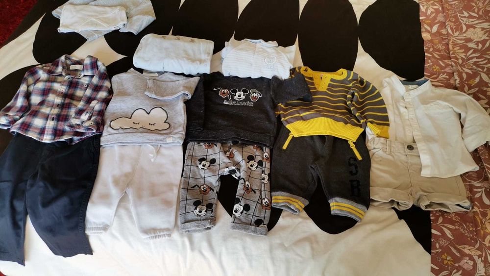 Roupinha de menino 0-4 meses, excelente estado, bom preço