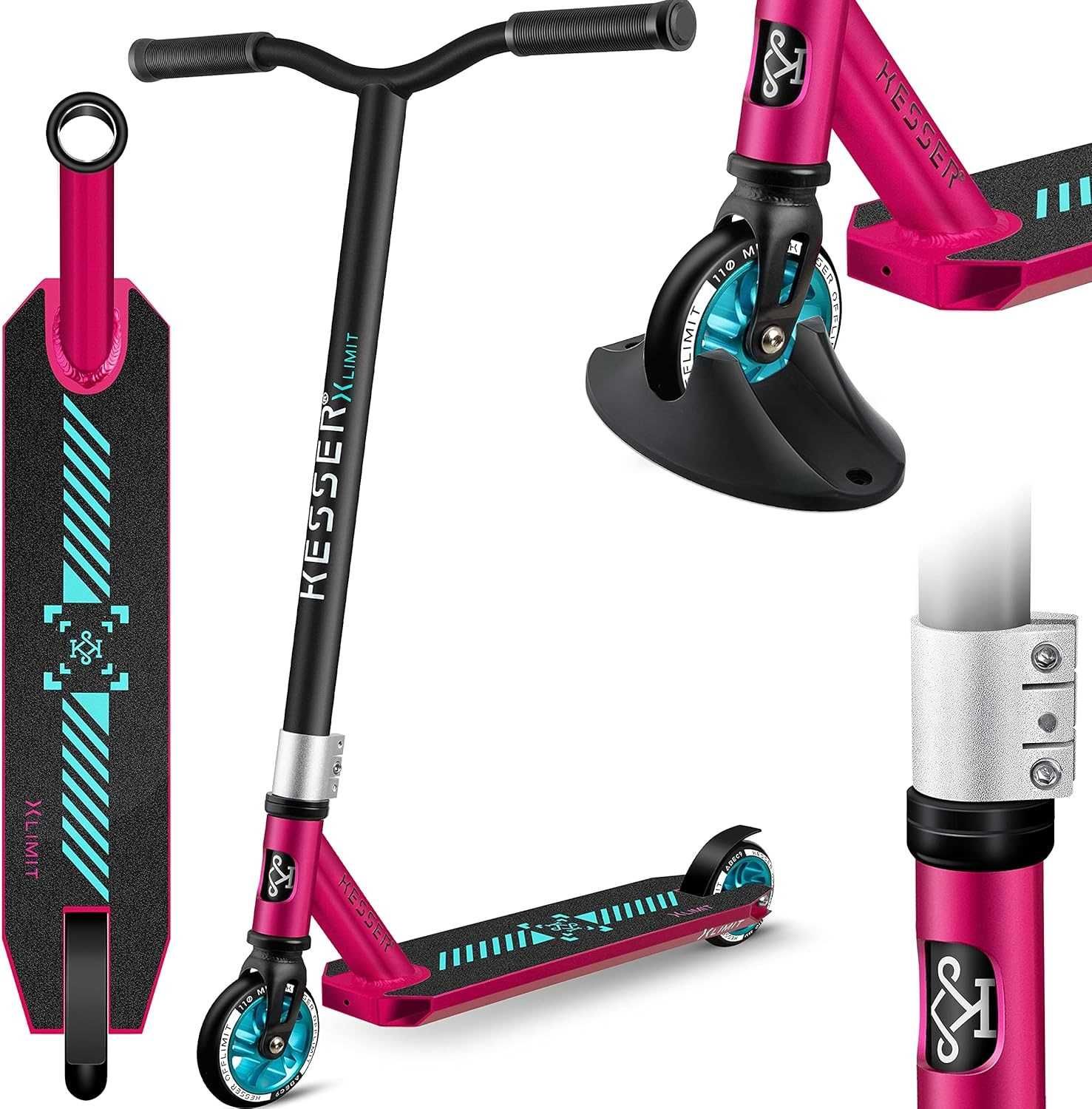 Nowa hulajnoga wyczynowa /KESSER X-Limit / 100kg / Fun Scooter !4235!