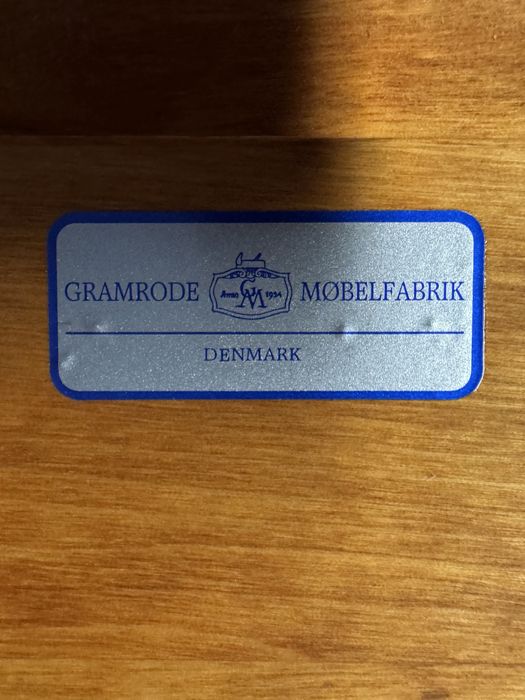 Duński,okragły,rozkładany stół z litego drewna tekowego marki GRAMRODE