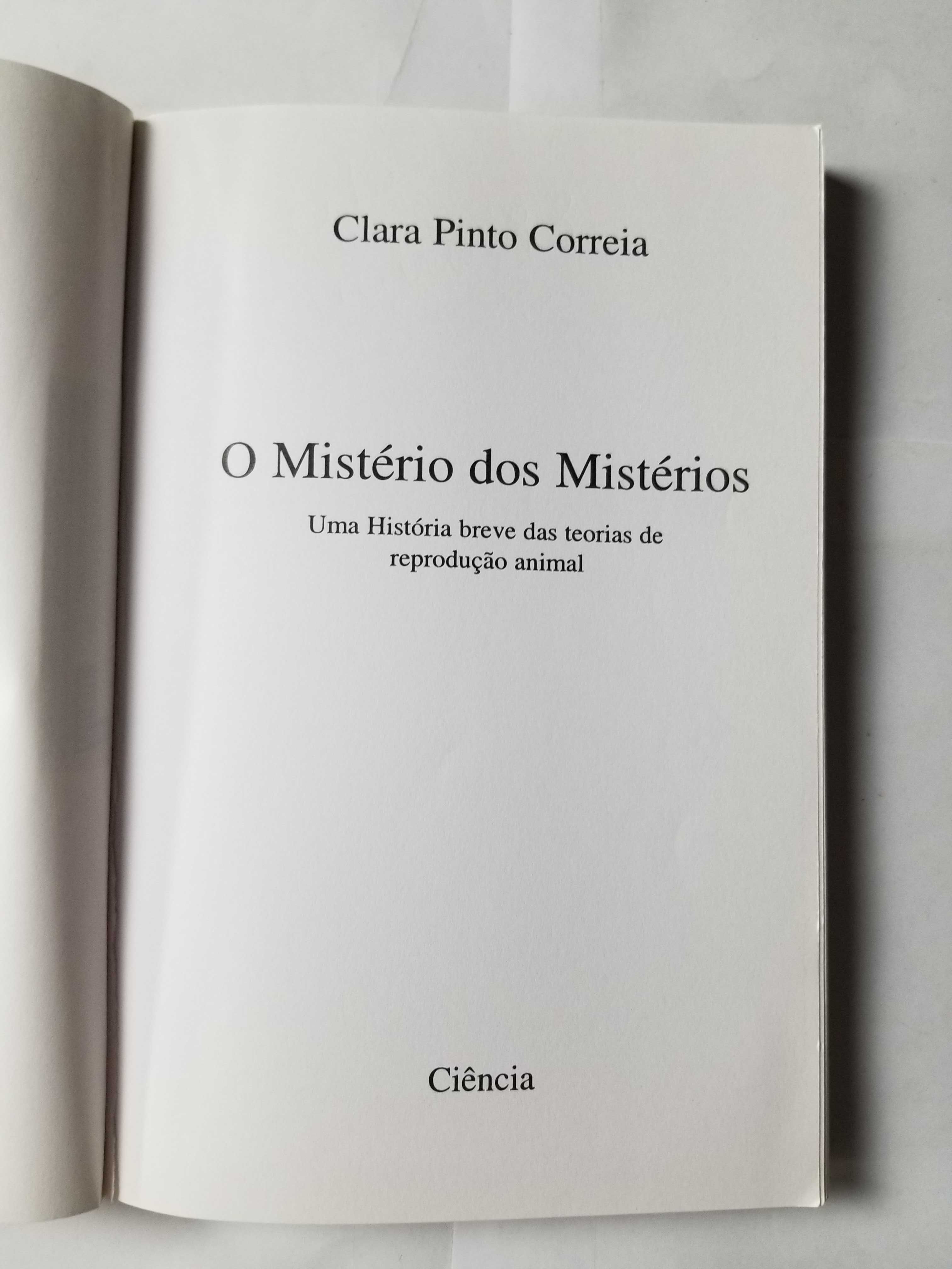 Livro- Ref CxC - Clara Pinto Correia - O mistério dos Mistérios