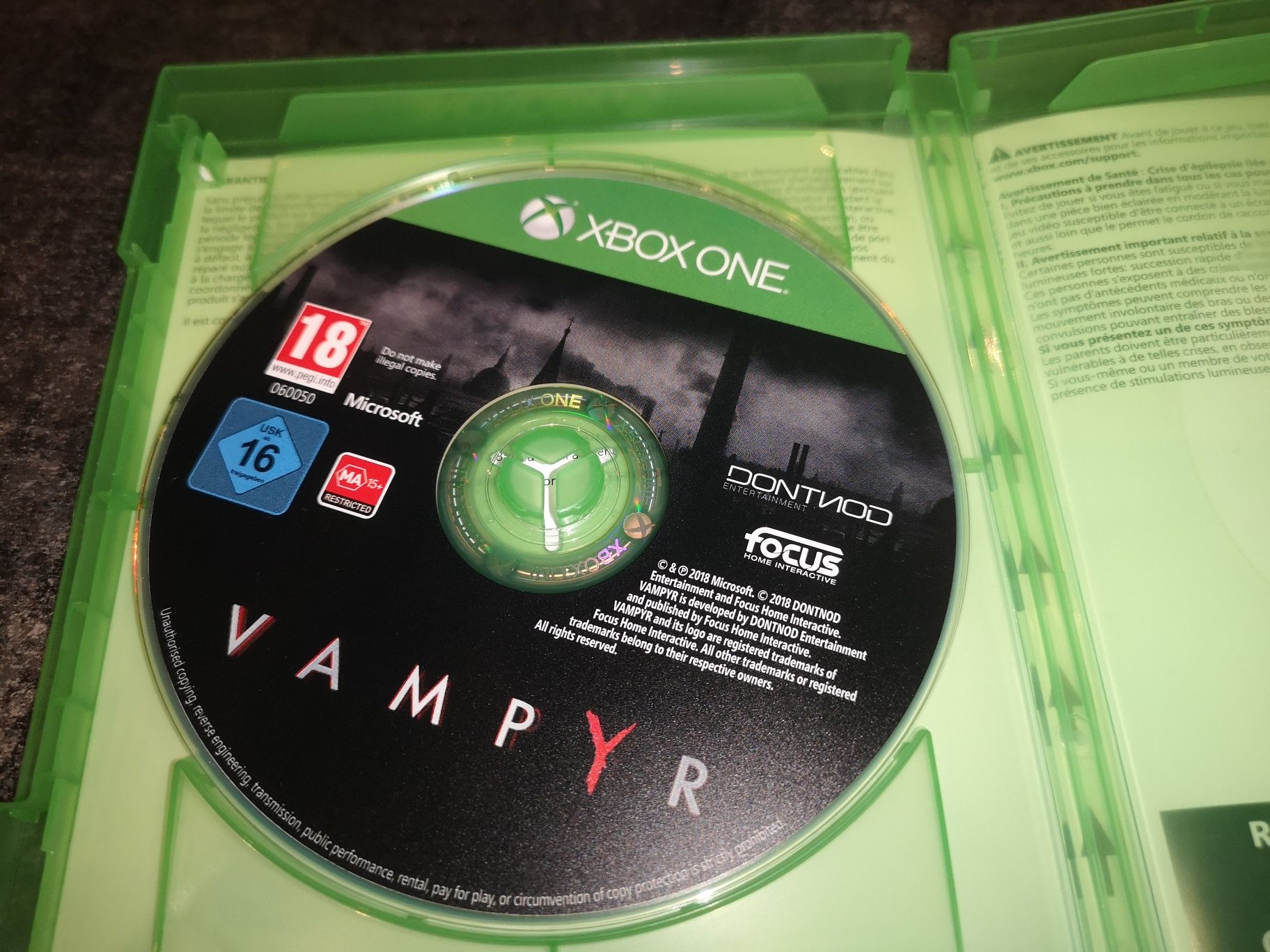 Vampyr XBOX ONE /SERIES X gra PL (możliwość wymiany) sklep