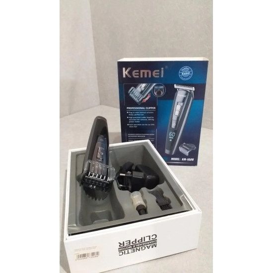 Професіональна бездротова машинка для стриження KM-1628 з LED дисплеєм