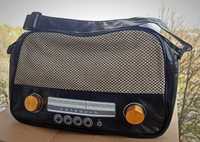 Torba torebka damska radio retro vintage bad black Vintage