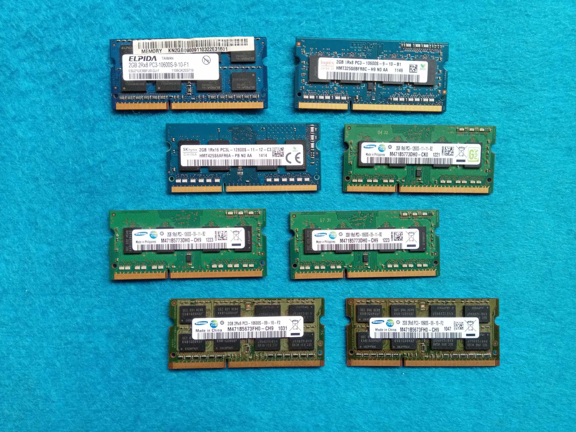 память DDR2 DDR3 Elpida Hynix Kingston Ramaxel Transcend Samsung Apace