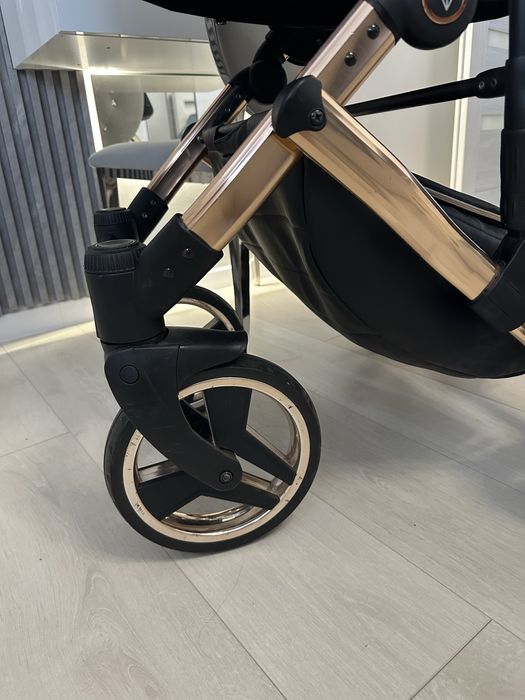 Wózek gondola spacerówka junama diamond miedziany stelaż