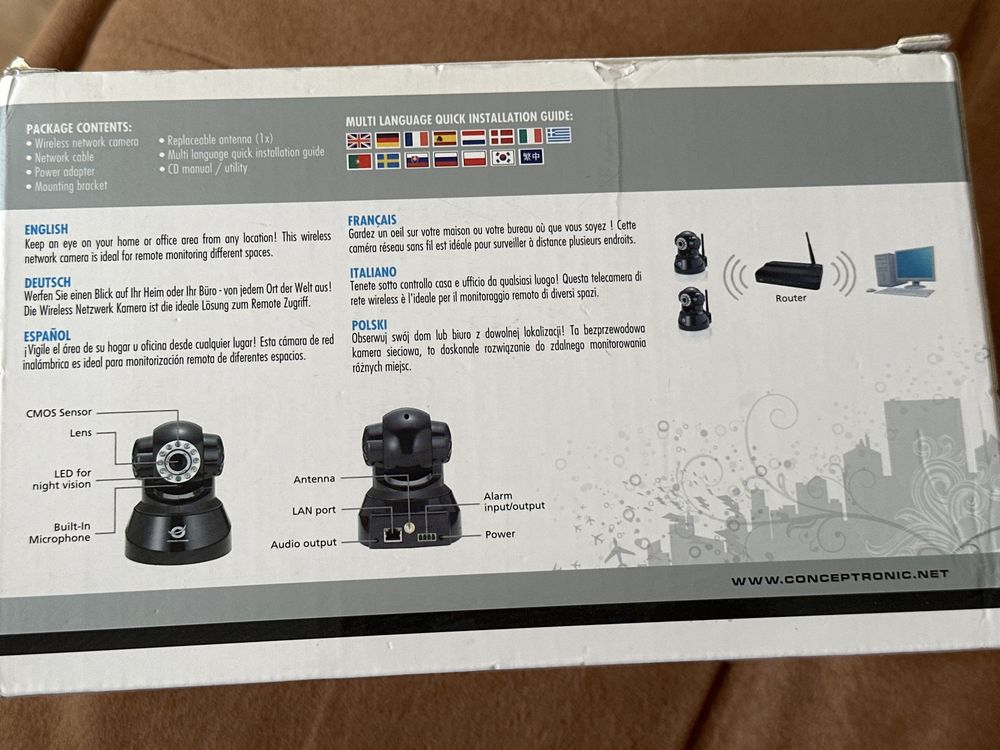Câmara wireless Conceptronic
