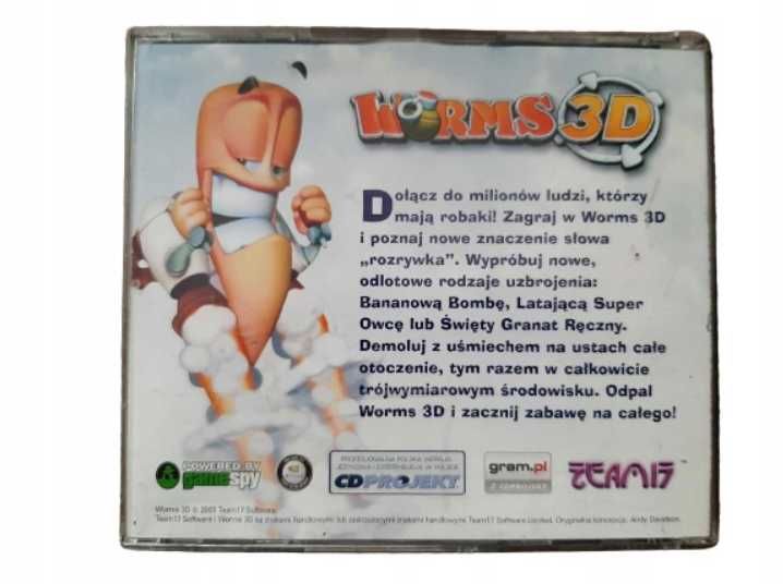 Worms 3D for PC.