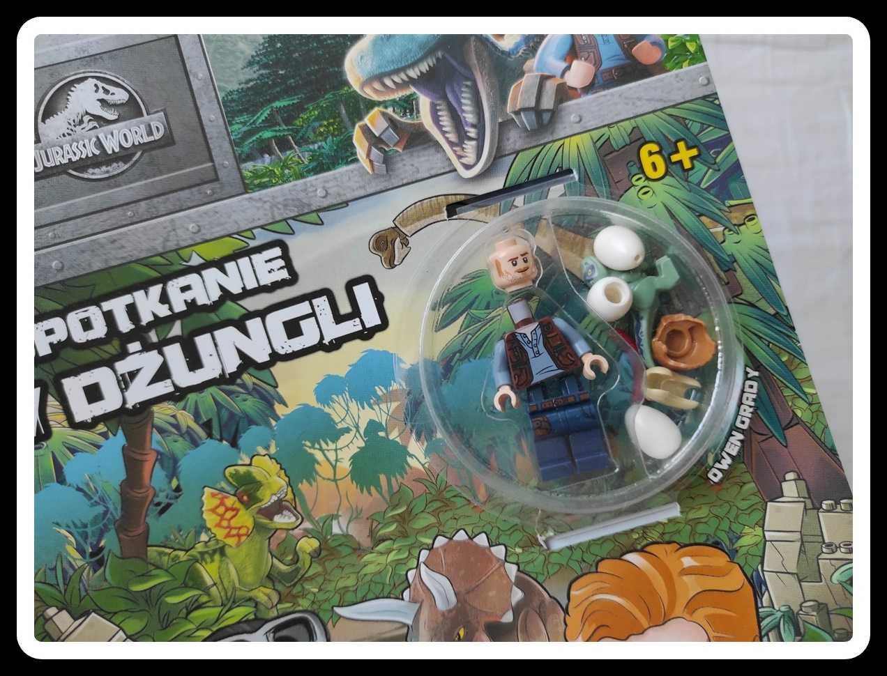 Lego - 2 gazetki z klockami NOWE Jurassic + Ninjago
