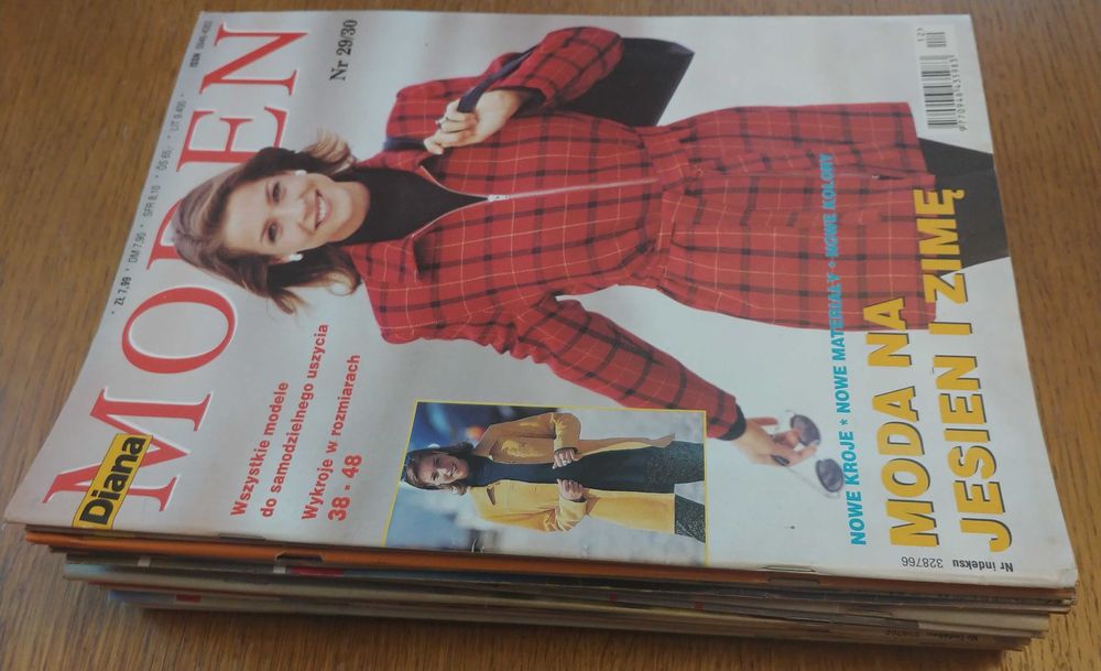 Diana Moden nr 9/10 z arkuszami wykrojów