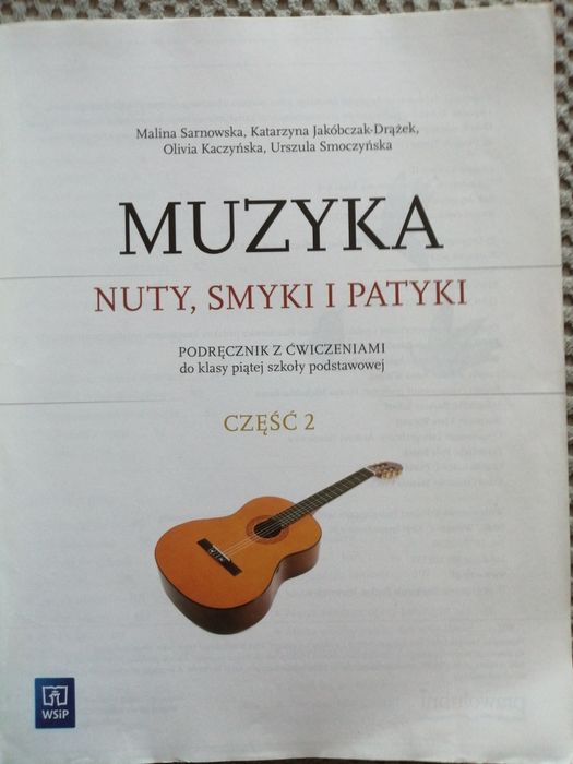 Muzyka nuty smyki i patyki klasa 5 część 2 podręcznik do szkoły podsta