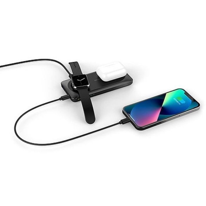 VEGER powerbank 10000 mAh z ładowaniem indukcyjnym kompatybilny z
