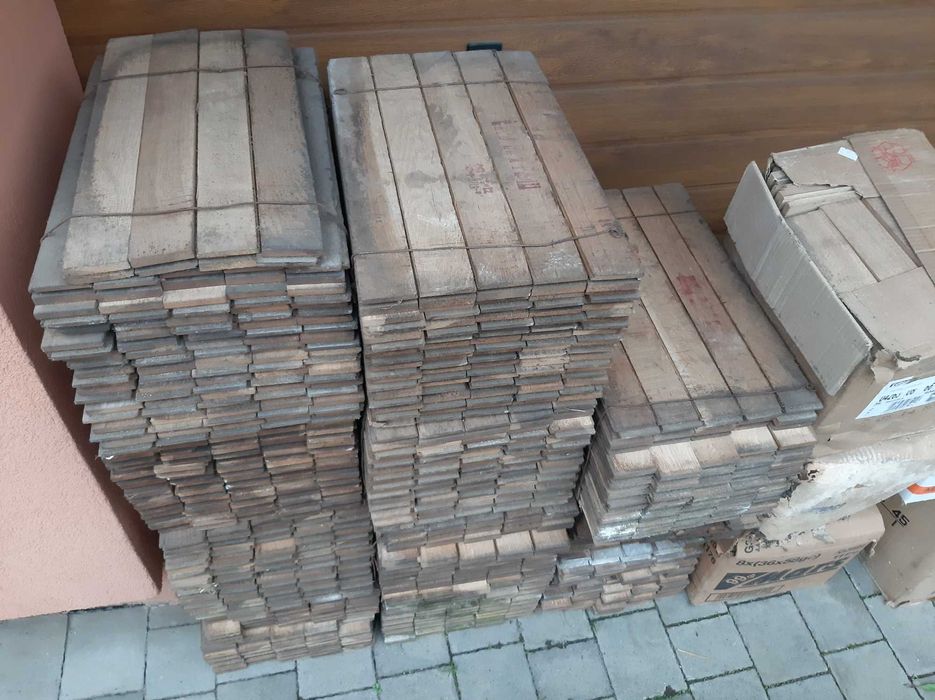 Parkiet dębowy, nowy, paczkowany