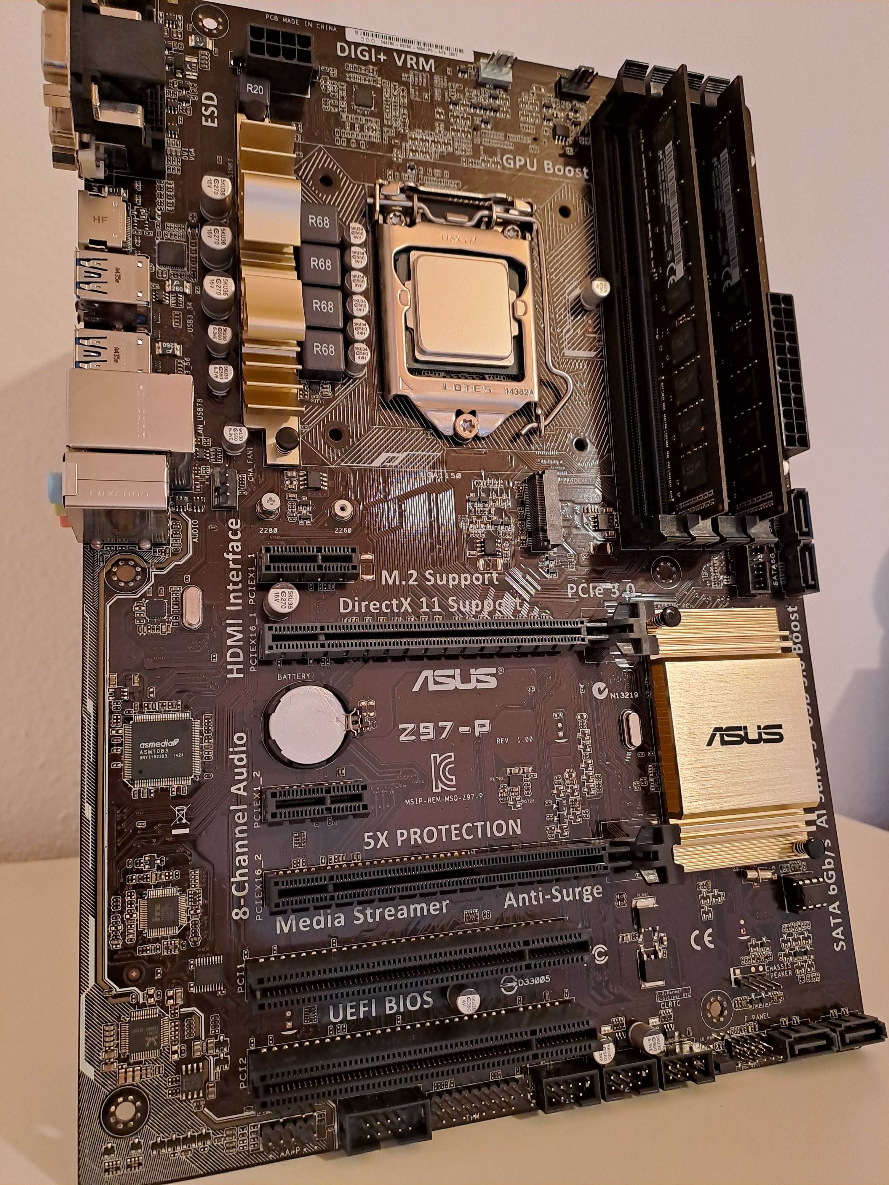 Bundle Intel Core i5-5675C / Board Asus Z97-P / 8GB DDR3 Micron