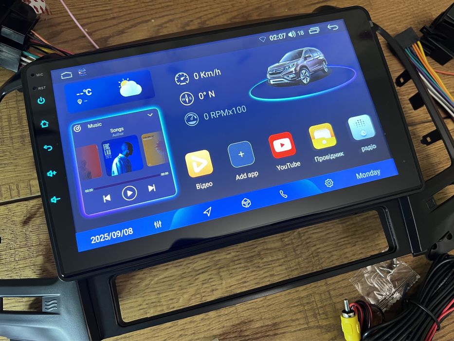 Магнітола Android Hyundai Santa Fe 2 Gps Dsp Carplay Андроїд Санта Фе