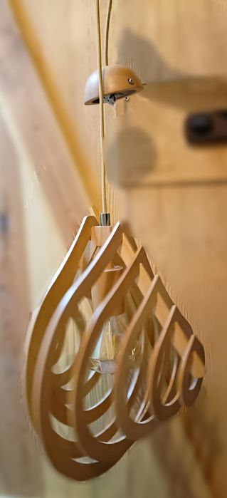 Lampa drewniana Ikea