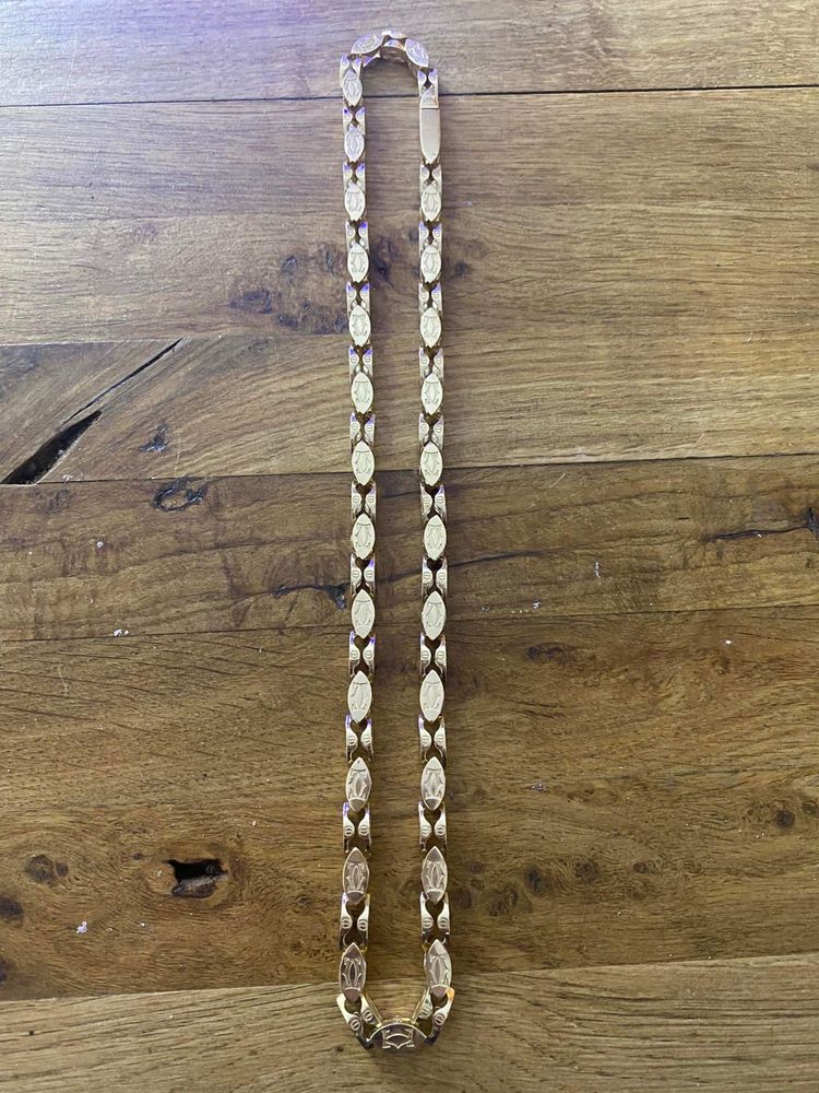 Złoty łańcuszek Cartier 106 gram