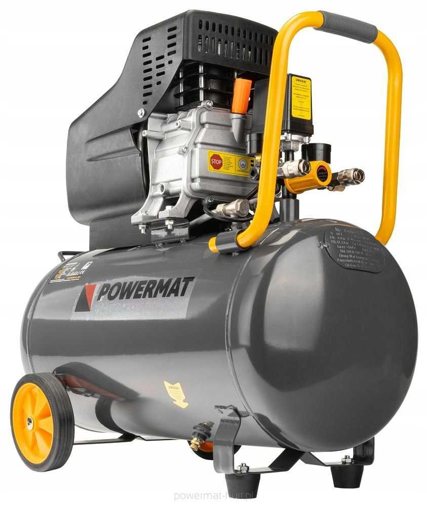 Компресор повітряний POWERMAT 24 л 1850 Вт 8 атм 206 л\хв компрессор