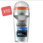 L'OREAL Men Expert dezodorant ICE FRESH 48H, 50 ml, 10 sztuk#1