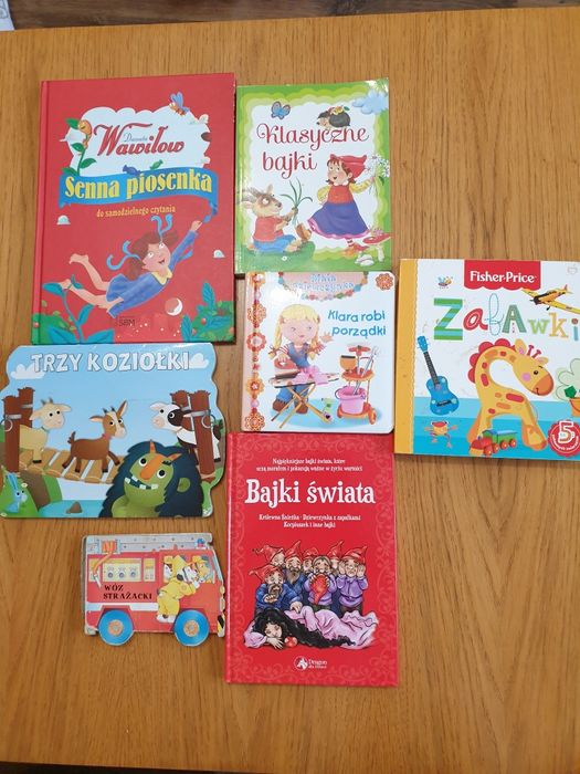 Zestaw książek dla dzieci różne tytuły