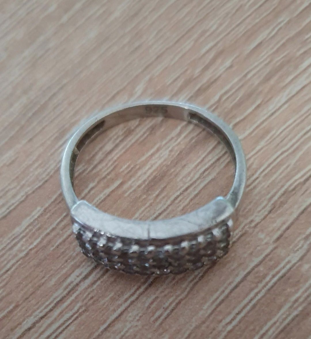 Pierścionek srebrny, 925, 19 mm