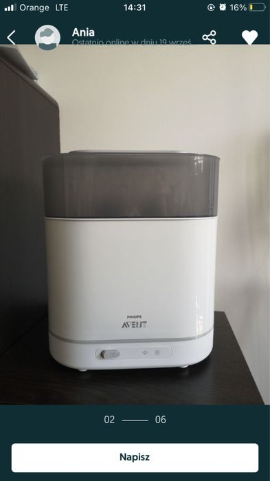 Sterylizator Philips Avent