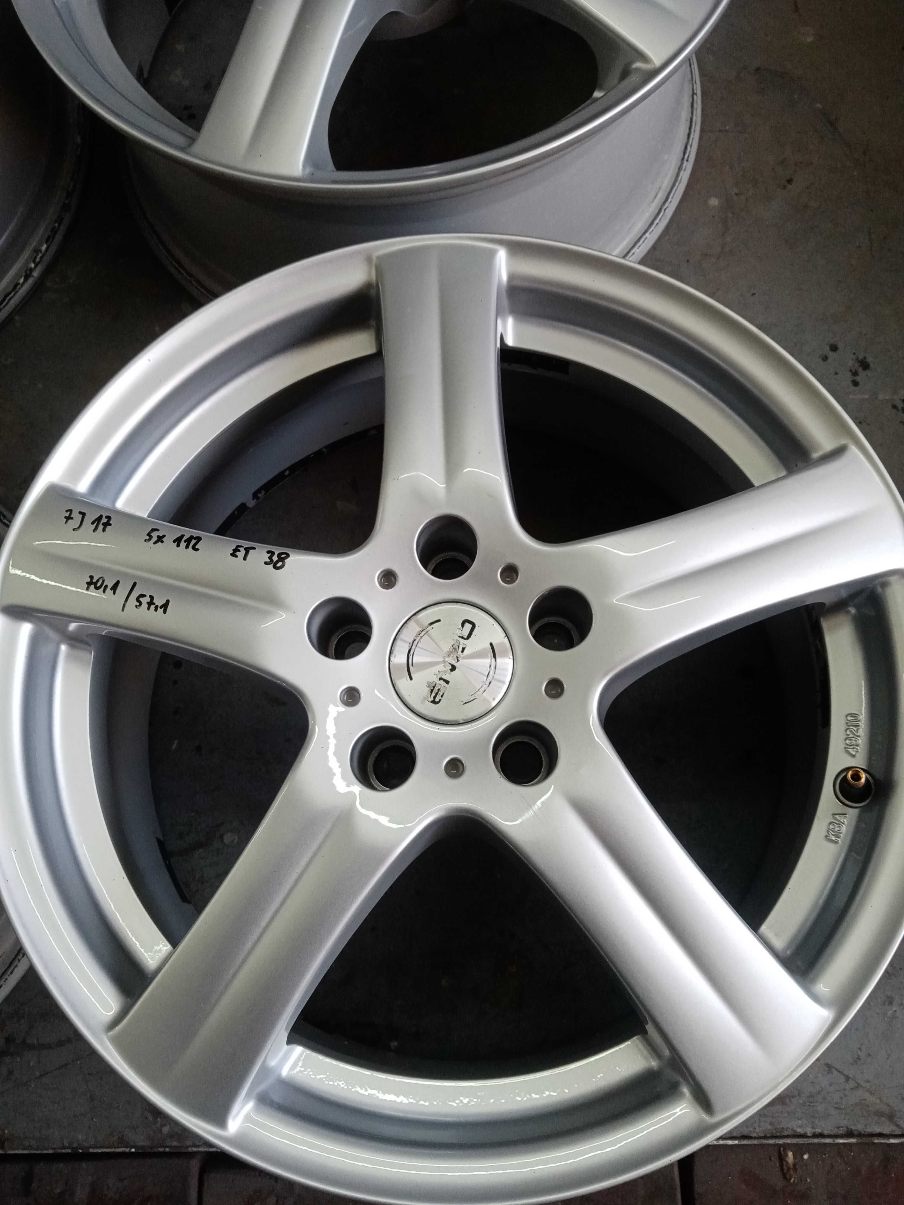 Felgi aluminiowe ENZO 5x112 7j17 et 38 VW Audi Skoda VAG